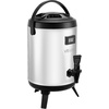 image:imageVEVOR Insulated Beverage Dispenser 24 Gal92L Stainless Steel Thermal Drink Server with Spigot amp Temp Display Suitable for Hot and Cold Drinks for Tea Coffee Water in Cafes amp Restaurants Silver15 Gal 1 Pack
