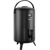 image:imageVEVOR Insulated Beverage Dispenser 32 Gal12L Stainless Steel Thermal Drink Server with Spigot amp Temp Display Suitable for Hot and Cold Drinks for Tea Coffee Water in Cafes amp Restaurants Black