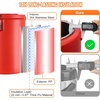 image:imageVEVOR Insulated Beverage Dispenser 8 Gal303L Thermal Hot and Cold Drink Server Dispenser with Spigot FoodGrade Cooler Jug with 304 Stainless Steel Interior for Tea Coffee Restaurant Outdoor45 gallon