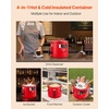 image:imageVEVOR Insulated Beverage Dispenser 8 Gal303L Thermal Hot and Cold Drink Server Dispenser with Spigot FoodGrade Cooler Jug with 304 Stainless Steel Interior for Tea Coffee Restaurant Outdoor22 gallon