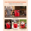 image:imageVEVOR Insulated Beverage Dispenser 8 Gal303L Thermal Hot and Cold Drink Server Dispenser with Spigot FoodGrade Cooler Jug with 304 Stainless Steel Interior for Tea Coffee Restaurant Outdoor3 gallon