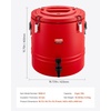 image:imageVEVOR Insulated Beverage Dispenser 8 Gal303L Thermal Hot and Cold Drink Server Dispenser with Spigot FoodGrade Cooler Jug with 304 Stainless Steel Interior for Tea Coffee Restaurant Outdoor8 gallon