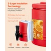 image:imageVEVOR Insulated Beverage Dispenser 8 Gal303L Thermal Hot and Cold Drink Server Dispenser with Spigot FoodGrade Cooler Jug with 304 Stainless Steel Interior for Tea Coffee Restaurant Outdoor22 gallon