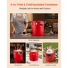 image:imageVEVOR Insulated Beverage Dispenser 8 Gal303L Thermal Hot and Cold Drink Server Dispenser with Spigot FoodGrade Cooler Jug with 304 Stainless Steel Interior for Tea Coffee Restaurant Outdoor8 gallon
