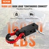 image:imageVEVOR Shackle Hitch Receiver 2 Aluminum Alloy 66000 lbs Breaking Strength Heavy Duty Receiver with 34 D Ring Shackle 58 Screw Pin Towing Accessories for Trucks Jeeps OffRoad Vehicle Recovery66000lbs with D Ring Shackle