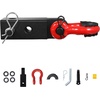image:imageVEVOR Shackle Hitch Receiver 2 Aluminum Alloy 66000 lbs Breaking Strength Heavy Duty Receiver with 34 D Ring Shackle 58 Screw Pin Towing Accessories for Trucks Jeeps OffRoad Vehicle Recovery66000lbs with D Ring Shackle
