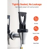 image:imageVEVOR Stainless Steel Beverage Dispenser 27 Gallon Drink Dispenser with Alcohol Burner Hot amp Cold Drink Dispensers for Coffee Tea Hot Water with Spigot Ice Tube for Restaurants Hotels Parties34 Gal