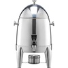 image:imageVEVOR Stainless Steel Beverage Dispenser 27 Gallon Drink Dispenser with Alcohol Burner Hot amp Cold Drink Dispensers for Coffee Tea Hot Water with Spigot Ice Tube for Restaurants Hotels Parties27 Gal