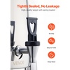 image:imageVEVOR Stainless Steel Beverage Dispenser 27 Gallon Drink Dispenser with Alcohol Burner Hot amp Cold Drink Dispensers for Coffee Tea Hot Water with Spigot Ice Tube for Restaurants Hotels Parties27 Gal