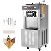 image:imageVEVOR 1850W Commercial Soft Ice Cream Machine 3 Flavors 55 to 82Gallon per Hour PreCooling at Night Auto Clean LCDPanel for Restaurants Snack Bar SliverVertical 3 Flavors Flagship Model