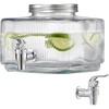 image:imageVEVOR Beverage Dispenser 08 Gallon Drink Dispensers for Parties Glass Juice Dispenser with NoDrip Spigot and Lid Iced Tea Lemonade Juice Water Dispensers for Restaurants Hotels Parties