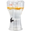 image:imageVEVOR Beverage Dispenser 264 Gallon Drink Dispenser for Parties Plastic Juice Dispensers with Spigot Ice Chamber Iced Tea Lemonade Juice Water Dispensers for Restaurants Hotels Parties340 Gal