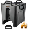 image:imageVEVOR Insulated Beverage Dispenser 10 Gallon Foodgrade LL9450UP Hot and Cold Beverage Server Thermal Drink Dispenser Cooler with 118 in PU Layer TwoStage Faucet Handle for Restaurant Drink Shop10 Gallon