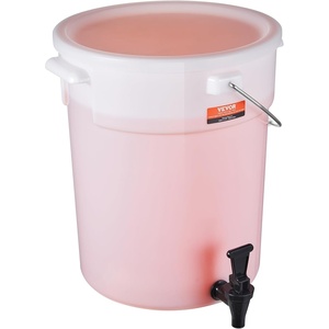image:imageVEVOR Beverage Dispenser 5 Gallon Drink Dispensers for Parties Plastic Juice Dispenser with Spigot and Lid Iced Tea Lemonade Juice Water Dispenser for Restaurants Hotels Parties5Gal 1Pack