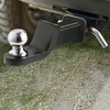 image:imageVEVOR 2 Inch Receiver Trailer Hitch Ball Mount 7500 lbs Capacity Black Carbon Steel Fits Truck RV Trailer ATV MotorcycleBlack