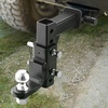 image:imageVEVOR 2 Inch Receiver Trailer Hitch Ball Mount 7500 lbs Capacity Black Carbon Steel Fits Truck RV Trailer ATV MotorcycleBlack