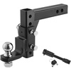 image:imageVEVOR 2 Inch Receiver Trailer Hitch Ball Mount 7500 lbs Capacity Black Carbon Steel Fits Truck RV Trailer ATV MotorcycleBlack