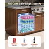 image:imageVEVOR 24 inch Undercounter Refrigerator 2 Drawer Refrigerator with Different Temperature 487 Cuft Capacity Waterproof Indoor and Outdoor Under Counter Freezer Fridge for Home and Commercial UseBlack