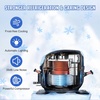 image:imageVEVOR 24 inch Undercounter Refrigerator 2 Drawer Refrigerator with Different Temperature 487 Cuft Capacity Waterproof Indoor and Outdoor Under Counter Freezer Fridge for Home and Commercial UseSilver
