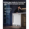 image:imageVEVOR 24 inch Undercounter Refrigerator 2 Drawer Refrigerator with Different Temperature 487 Cuft Capacity Waterproof Indoor and Outdoor Under Counter Freezer Fridge for Home and Commercial UseBlack