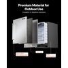 image:imageVEVOR 24 inch Undercounter Refrigerator 2 Drawer Refrigerator with Different Temperature 487 Cuft Capacity Waterproof Indoor and Outdoor Under Counter Freezer Fridge for Home and Commercial UseBlack