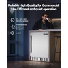 image:imageVEVOR 24Inch IndoorOutdoor Beverage Refrigerator 150 QT Freestanding or Undercounter Beverage Fridge 180 Cans Builtin Beer Fridge with Stainless Steel Body for Residential Home Bar Commercial Use53 Cuft Hinged Door