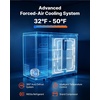 image:imageVEVOR 24Inch IndoorOutdoor Beverage Refrigerator 150 QT Freestanding or Undercounter Beverage Fridge 180 Cans Builtin Beer Fridge with Stainless Steel Body for Residential Home Bar Commercial Use47 x 25 x 37 in