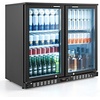 image:imageVEVOR 24Inch IndoorOutdoor Beverage Refrigerator 150 QT Freestanding or Undercounter Beverage Fridge 180 Cans Builtin Beer Fridge with Stainless Steel Body for Residential Home Bar Commercial Use35 x 20 x 33 in