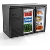 image:imageVEVOR 24Inch IndoorOutdoor Beverage Refrigerator 150 QT Freestanding or Undercounter Beverage Fridge 180 Cans Builtin Beer Fridge with Stainless Steel Body for Residential Home Bar Commercial Use47 x 25 x 37 in