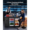 image:imageVEVOR 24Inch IndoorOutdoor Beverage Refrigerator 150 QT Freestanding or Undercounter Beverage Fridge 180 Cans Builtin Beer Fridge with Stainless Steel Body for Residential Home Bar Commercial Use47 x 25 x 37 in