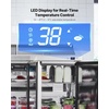 image:imageVEVOR 48W Commercial Refrigerator 125 Cu Ft Sandwich Prep Refrigerated Table Mega Top Food Prep Fridge with 12 Pans and Cutting Board Stainless Steel Salad Prep Cooler for Restaurant Food Truck72W with 18 Pans