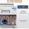 image:imageVEVOR 48W Commercial Refrigerator 125 Cu Ft Sandwich Prep Refrigerated Table Mega Top Food Prep Fridge with 12 Pans and Cutting Board Stainless Steel Salad Prep Cooler for Restaurant Food Truck60W with 16 Pans