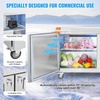 image:imageVEVOR 48W Commercial Refrigerator 125 Cu Ft Sandwich Prep Refrigerated Table Mega Top Food Prep Fridge with 12 Pans and Cutting Board Stainless Steel Salad Prep Cooler for Restaurant Food Truck60W Worktop Refrigerator