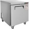 image:imageVEVOR 48W Commercial Refrigerator 125 Cu Ft Sandwich Prep Refrigerated Table Mega Top Food Prep Fridge with 12 Pans and Cutting Board Stainless Steel Salad Prep Cooler for Restaurant Food Truck28W Worktop Refrigerator