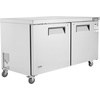 image:imageVEVOR 48W Commercial Refrigerator 125 Cu Ft Sandwich Prep Refrigerated Table Mega Top Food Prep Fridge with 12 Pans and Cutting Board Stainless Steel Salad Prep Cooler for Restaurant Food Truck60W Worktop Refrigerator