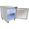 image:imageVEVOR 48W Commercial Refrigerator 125 Cu Ft Sandwich Prep Refrigerated Table Mega Top Food Prep Fridge with 12 Pans and Cutting Board Stainless Steel Salad Prep Cooler for Restaurant Food Truck28W Worktop Refrigerator