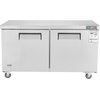 image:imageVEVOR 48W Commercial Refrigerator 125 Cu Ft Sandwich Prep Refrigerated Table Mega Top Food Prep Fridge with 12 Pans and Cutting Board Stainless Steel Salad Prep Cooler for Restaurant Food Truck60W Worktop Refrigerator