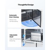 image:imageVEVOR 67W Commercial Refrigerator Pizza Prep Refrigerated Table 193 Ultra Wide Countertop Food Prep Fridge 203 CuFt Single Door Salad Prep Fridge 9 Pans Pizza Make Worktop with Cutting Board60W with 16 Pans
