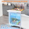 image:imageVEVOR 72 Commercial Refrigerator Sandwich amp Salad Prep Table 20 Cu Ft Stainless Steel Refrigerated Food Prep Station with 3 Doors Frost Free Refrigerator with Lock for Restaurant Bar Store28W with 12 Pans