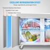 image:imageVEVOR 72 Commercial Refrigerator Sandwich amp Salad Prep Table 20 Cu Ft Stainless Steel Refrigerated Food Prep Station with 3 Doors Frost Free Refrigerator with Lock for Restaurant Bar Store72W Worktop Refrigerator