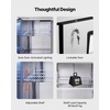 image:imageVEVOR 72 W Commercial Freezer 177 CuFt Worktop Freezers Undercounter with LED Auto Lighting and Lockable Door 3 Doors Food Freezing Prep Worktable Stainless Steel Prep Frozen Table with Casters
