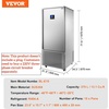 image:imageVEVOR 80 L Blast Chiller 3 Trays Commercial Flash Freezers lt3168Fgt 4 Modes Chest Shock Frozen 304 Stainless Steel Flash Freezer 360 Defrost Blast Chiller with Casters for Seafood Ice Cream370L