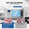 image:imageVEVOR 80 L Blast Chiller 3 Trays Commercial Flash Freezers lt3168Fgt 4 Modes Chest Shock Frozen 304 Stainless Steel Flash Freezer 360 Defrost Blast Chiller with Casters for Seafood Ice Cream80L