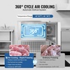 image:imageVEVOR 80 L Blast Chiller 3 Trays Commercial Flash Freezers lt3168Fgt 4 Modes Chest Shock Frozen 304 Stainless Steel Flash Freezer 360 Defrost Blast Chiller with Casters for Seafood Ice Cream114L