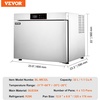 image:imageVEVOR 80 L Blast Chiller 3 Trays Commercial Flash Freezers lt3168Fgt 4 Modes Chest Shock Frozen 304 Stainless Steel Flash Freezer 360 Defrost Blast Chiller with Casters for Seafood Ice Cream32L