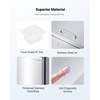 image:imageVEVOR Chef Base Refrigerator 52 W Commercial Chef Bases Worktop Refrigerators 2Drawer Under Counter Fridge with 8 Pans Stainless Steel HeavyDuty Refrigerated Base Invisible Door Handle48W with 18 Pans
