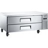 image:imageVEVOR Chef Base Refrigerator 52 W Commercial Chef Bases Worktop Refrigerators 2Drawer Under Counter Fridge with 8 Pans Stainless Steel HeavyDuty Refrigerated Base Invisible Door Handle52 W Chief Base With 2 Drawers