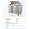 image:imageVEVOR Chef Base Refrigerator 52 W Commercial Chef Bases Worktop Refrigerators 2Drawer Under Counter Fridge with 8 Pans Stainless Steel HeavyDuty Refrigerated Base Invisible Door Handle48W with 18 Pans