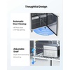 image:imageVEVOR Chef Base Refrigerator 52 W Commercial Chef Bases Worktop Refrigerators 2Drawer Under Counter Fridge with 8 Pans Stainless Steel HeavyDuty Refrigerated Base Invisible Door Handle28W with 8 Pans