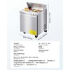 image:imageVEVOR Chef Base Refrigerator 52 W Commercial Chef Bases Worktop Refrigerators 2Drawer Under Counter Fridge with 8 Pans Stainless Steel HeavyDuty Refrigerated Base Invisible Door Handle28W with 8 Pans